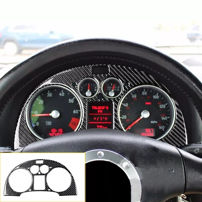 Panel velocímetro coche fibra carbono cubierta pegatina para Audi TT MK1 8N 2001-2006 Foto 1 de 4