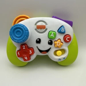Controlador de juego Fisher Price Laugh & Learn enseñanza primeras palabras sonidos 6 meses + - Imagen 1 de 7