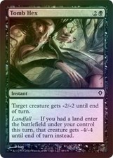 4X Tomb Hex - Foil New MTG Worldwake Magic