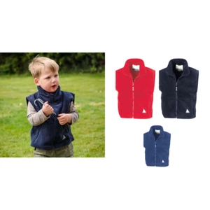 Result Junior Kids PolarTherm Bodywarmer Gliet R037J-Y - Winter Warm Half Jacket - Picture 1 of 8