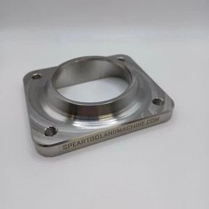 Brida de transición T4 Turbo 2.5" 304 acero inoxidable HECHO EN EE. UU. NUEVO - Imagen 1 de 5