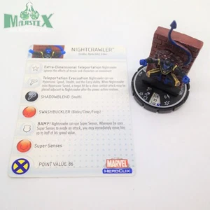 Heroclix Web of Spider-Man conjunto Nightcrawler #047 ¡Figura rara con tarjeta! - Imagen 1 de 1