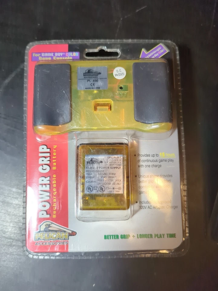 Pelican Accessories Power Cord Rechargeable Battery PL-830 Yellow NIB - Image 1 of 1