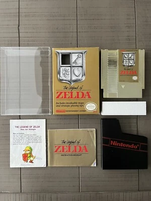 The Legend of Zelda - Nintendo NES - Authentic Original - Complete w/ Manual - Image 1 of 4