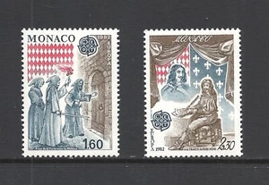 MONACO SCOTT 1329 - 1330 MVLH SET - 1982 EUROPA ISSUE - Picture 1 of 2