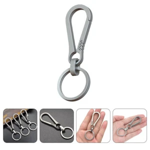 Car Key Chain Titanium Keychain Clips Keyring for Keys Connector Man - Picture 1 of 12