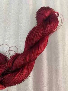 24silk Tight twisted water ripple mulberry silk,hand-dyed embroidery silk thread - Picture 1 of 23