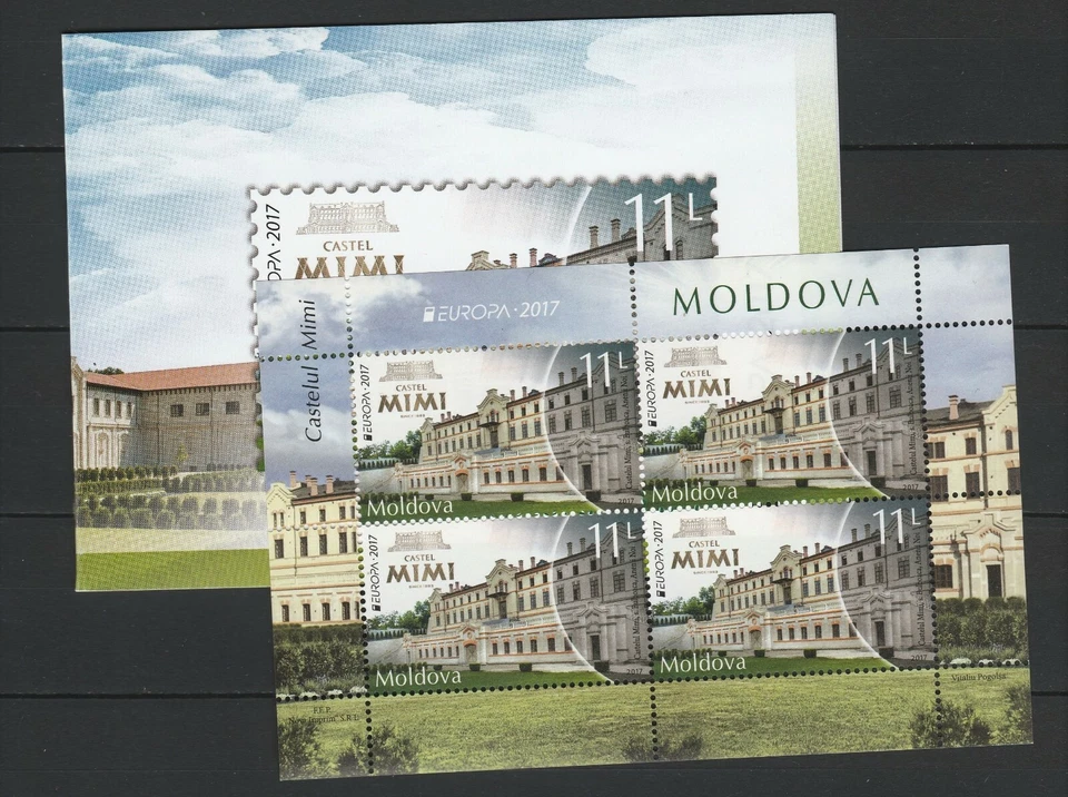 Moldova 2017 CEPT Europa "Castles" MNH Booklet - Image 1 of 1