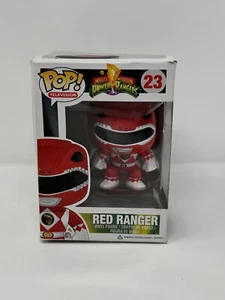 Funko Pop Mighty Morphin Power Rangers Red Ranger #23 Vaulted NRFB - Picture 1 of 6