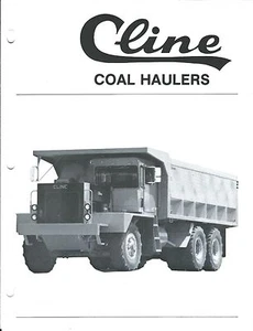 Folleto de equipo - Cline - camión volteo transportadores de carbón (E3536) - Imagen 1 de 1