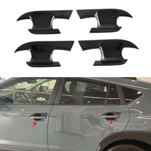 Cubierta de manija de puerta exterior negra brillante para Subaru Crosstrek 2023 2024 - Imagen 1 de 5