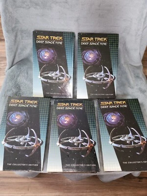 Star Trek Deep Space Five 5 VHS Tapes Collector's Edition NEW Sealed Rare (V2) - Image 1 of 4