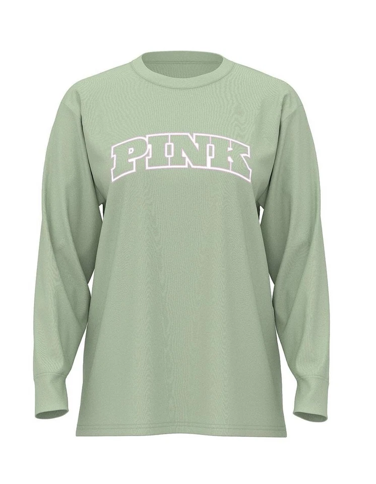 Camiseta Victoria's Secret Campus Algodón Manga Larga Nueva con Etiquetas Foto 1 de 1