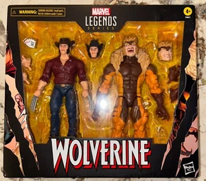 NIB Marvel Legends Wolverine 50th 6" Logan Vs Sabretooth 2 Pack - Picture 1 of 3
