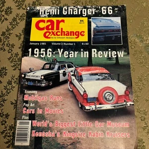 Car Exchange January 1981: '56 in Review, '66 Hemi Charger, Cars in movies - Picture 1 of 5