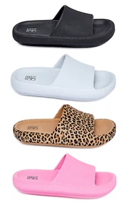 No Boundaries Women's Comfort Slip-on Slide Sandals NEW - Picture 1 of 25