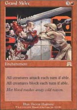 1x Grand Melee - Foil LP, English MTG Onslaught