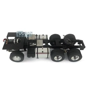 LESU 1/14 6*4 Metal Chassis for Tamiya RC Tractor Truck Car W/ Motor - Picture 1 of 11