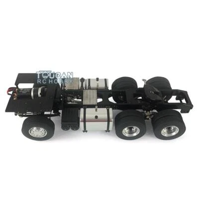 LESU 1/14 6*4 Metal Chassis for Tamiya RC Tractor Truck Car W/ Motor - Image 1 of 4