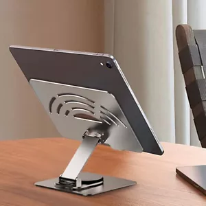 360° Metal Desk Phone Tablet Holder Stand Adjustable For iPhone iPad Pro Samsung - Picture 1 of 15