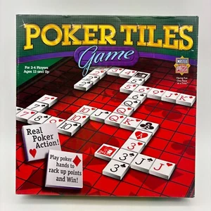 Poker Tiles Game COMPLETE MasterPieces 2005 Board Trays Family Friends - Picture 1 of 9