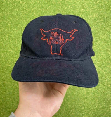 Vintage 90s WWF The Rock Hat Know Your Role Snapback Cap Wrestling WWE 1998 - Image 1 of 4