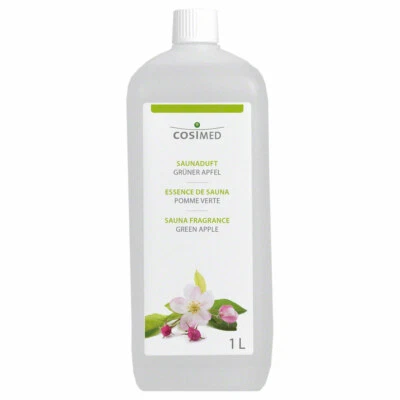 cosiMed Saunaduft grüner Apfel, Konzentrat, Saunaaufguss, Saunazubehör, 1 l - Bild 1 von 2