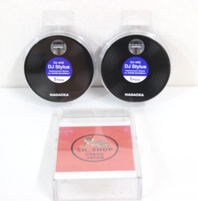 Juego de 2p de lápiz óptico de repuesto Nagaoka DJ-44G para cartuchos Shure M44G / M44-7 Foto 1 de 4