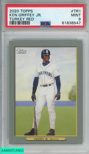 Topps Turkey Red Ken Griffey JR 2020 #TR1 Seattle Mariners Hof PSA 9 como nuevo - Imagen 1 de 3
