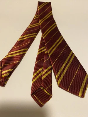 Red Yellow Ombre Mandala Men's Skinny Neck Tie Wemlon by Wembley 54" x 2.75" - Image 1 of 4