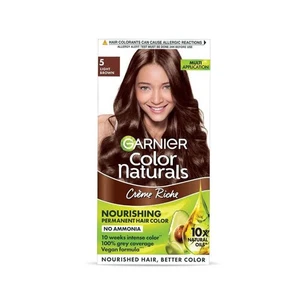 Garnier Color Naturals Crème hair color, Shade 5 Light Brown, 70ml + 60g - Picture 1 of 8
