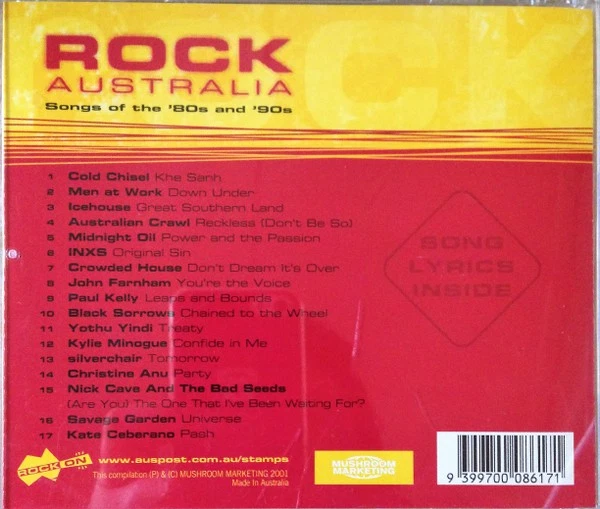 Various - Rock Australia: Songs Of The '80s And '9... (CD 2001) - Image 1 of 1