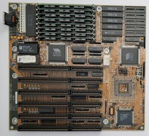 FIC 4386-VC-HD 386 ISA retro Mainboard + AMD 80386DX 40MHz + 8MB RAM - Afbeelding 1 van 3