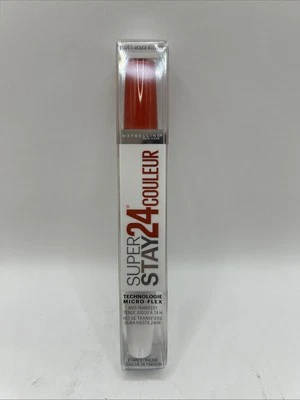 NUEVO Maybelline SuperStay 24 2 Pasos Color de Labios - 210 NARANJA SIN PARAR Foto 1 de 2