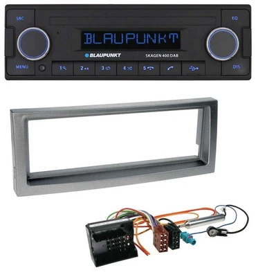 Blaupunkt DAB USB Bluetooth MP3 Autoradio für Citroen C5 Peugeot 407 ab 04 grau- - Bild 1 von 4