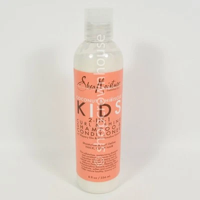 1 Shea Moisture Coconut & Hibiscus KIDS 2-in-1 Curl Shine Shampoo & Conditioner - Image 1 of 3