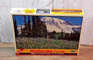 Vintage Kodacolor Puzzle - Mount Rainier Nationalpark - 1000 Teile - versiegelt - Bild 1 von 3