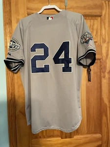 World Series New York Yankees ROBINSON CANO Auswärtstrikot 2009 grau, Größe: 52 - Bild 1 von 17