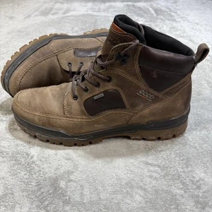 Stivali Ecco Uomo Taglia 12 (46) Marrone Gore-Tex Track IV Pelle Escursionismo Caviglia - Foto 1 di 14