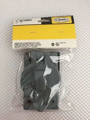 HUBBELL HBL7425WOA 20/30 AMP TWIST LOCK RECEPTÁCULOS CUBIERTA DE ELEVACIÓN...157 Foto 1 de 4
