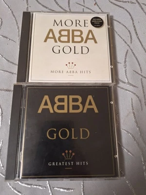 2 Abba Gold Cd´s Schwarz+Weiß Greatest Hits More Greatest Hits - Bild 1 von 3