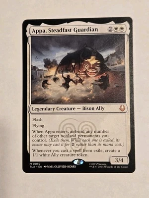 MTG Avatar: Last Airbender Appa: Steadfast Guardian - Never Played - Image 1 of 2