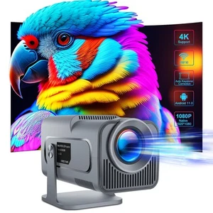 Mini Beamer Tragbar mit Android 11, Smart Projektor 1080P Native Full HD... - Bild 1 von 7