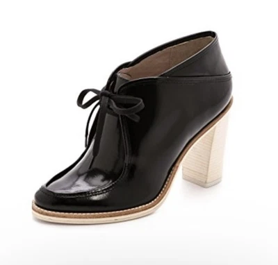 Женские кожаные сапоги Derek Lam 10 Crosby на блочном каблуке размер 9,5 цвет черный гранж - Изображение 1 из 4