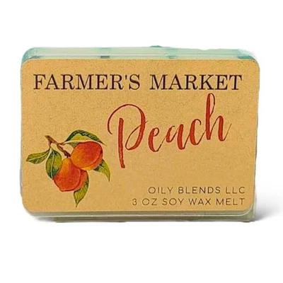 Soy Wax Candle Melts Farmer's Market Peach 6-Pack Candle Wax Tarts - Image 1 of 2