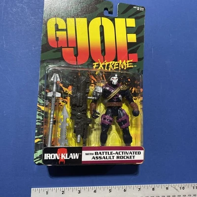 De colección - 1995 Hasbro - GI Joe Extreme - Iron Klaw - con cohete de asalto - Sin usar, en caja Nuevo Foto 1 de 4