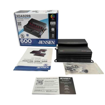 Amplificador de Potencia Puenteable Clase D de 2 Canales Jensen Octane XDA92RB 600W Pico - Foto 1 de 4