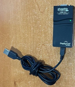 Plugable UGA165 USB2.0 VGA/DVI/HDMI Video Graphics Adapter for Multiple Monitors - Picture 1 of 2