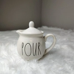Rae Dunn "POUR" Gravy Or Creamer w/Lid Artisan Collection by Magenta, Farmhouse - Picture 1 of 5