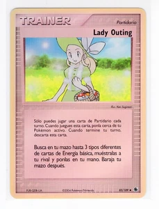 1x ~ESP~ SPANISH Lady Outing 83 REVERSE HOLO Ruby & Sapphire Pokemon Card (LB3) - Picture 1 of 2
